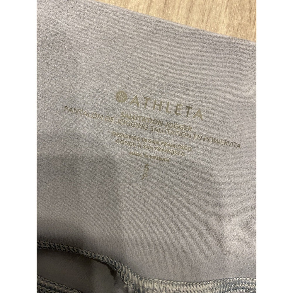 Athleta Salutation Womens Size Small Blue Activewear Fitness Gym Joggers S - Picture 3 of 6